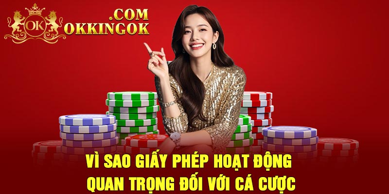 Vì sao giấy phép hoạt động quan trọng đối với cá cược